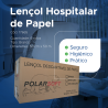Lençol Hospitalar de Papel 50x50 Branco Polar Caixa com 6 rolos
