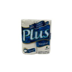 Papel Higiênico Folha Simples Carinho Plus 16 pacotes de 4 rolos com 30m