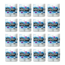 Papel Higiênico Folha Simples Alveflor 16 pacotes com 4 rolos de 30m