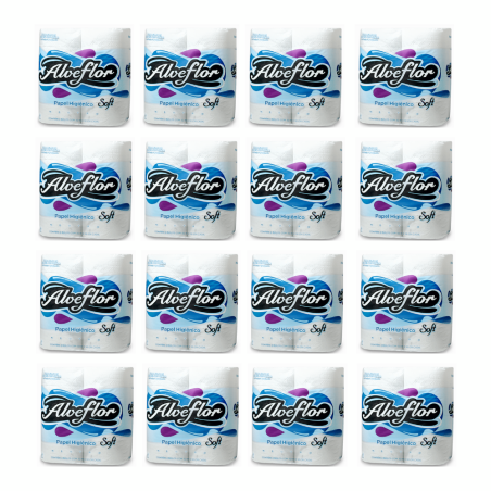 Papel Higiênico Folha Simples Alveflor 16 pacotes com 4 rolos de 30m