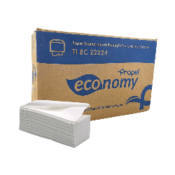 Papel Interfolha 100% Celulose Folha Simples Propel Economy 2.000 folhas