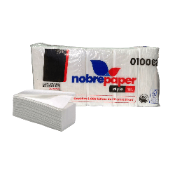 Papel Interfolha 100% Celulose 2 Dobras Nobre Paper 2.000 folhas