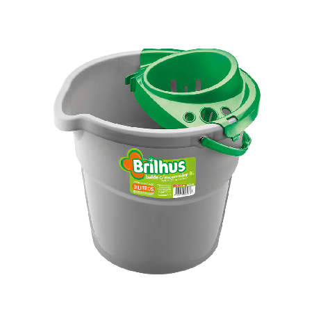 Balde com espremedor 9L BT2027 Bettanin Brilhus Indiado para o Mop Esfregão Brilhus