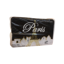 Papel Interfolha 2 Dobras Folhas Simples 100% Celulose Paris 500g