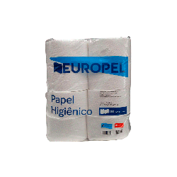 Papel Higiênico Folha Simples 100% Celulose Europel 8 rolos