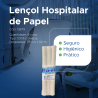 Lençol Hospitalar de Papel 100% Celulose 70x50 Papyer Fardo com 6 rolos
