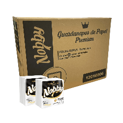 Guardanapo 30x31cm Folha Dupla Nobby com 3.000 folhas