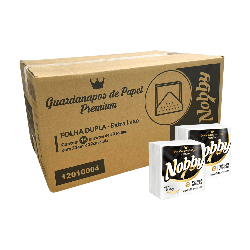 Guardanapo 21x22 Folha Dupla Nobby com 2.400 folhas