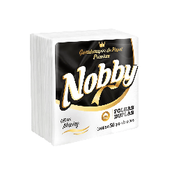 Guardanapo 21x22 Folha Dupla Nobby com 2.400 folhas