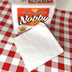Guardanapo 21x22cm folha simples Nobby com 2.400 folhas