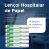 Lençol Hospitalar de Papel Branco 70x50 White Paper 6 rolos