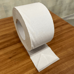 Papel Higiênico Rolão Luxo folha simples Toppel 8 rolos
