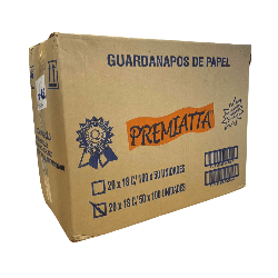 Guardanapo 20x18cm folha simples Premiatta com 5.000 folhas