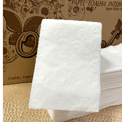 Papel Interfolha Folha Simples 2 Dobras 100% Celulose Ouropel 2.000 folhas