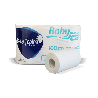 Papel Toalha Bobina Luxo Baby com 6 rolos de 100 metros