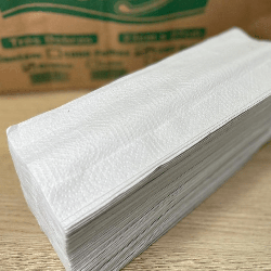 Papel Interfolha 3 Dobras Branco Folha Simples Baby 1.250 folhas