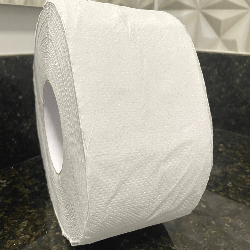 Papel Higiênico Rolão Folha Simples Baby Classic Luxo 8 rolos de 300m