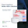 Papel Higiênico Rolão Folha Dupla 100% Celulose Baby Extra Soft 8 rolos de 250m