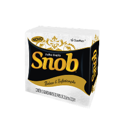 Guardanapo 23,5x23,5 Folha Dupla Snob com 3.200 folhas