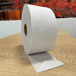 Papel Higiênico Rolão Folha Simples Branco Dubbon 8 rolos de 600m