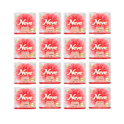 Papel Higiênico Folha Dupla Neve fardo 16 pacotes com 4 rolos 30 metros