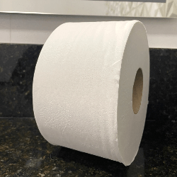 Papel Higiênico Rolão Folha Simples 100% Celulose Big Roll 8 rolos de 300m