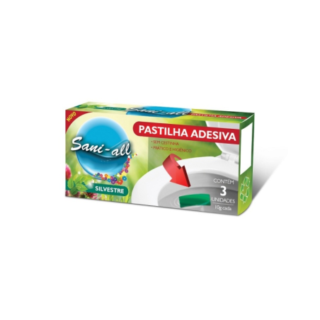 Pastilha Adesiva Sanitária Silvestre Sani All