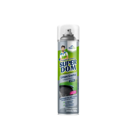 Limpa Grelha Spray Super Dom 300ml Baston
