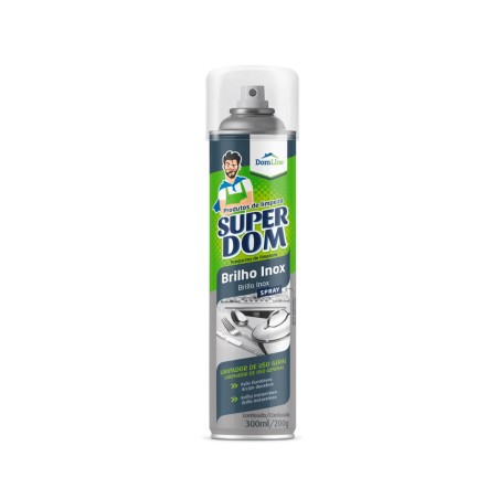 Brilha Inox Domline Spray 300ml Baston