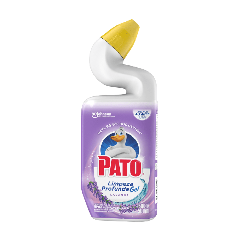 Limpador Sanitário Pato Limpeza Profunda Gel Lavanda 500ml