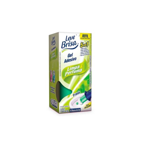 Gel Sanitário Adesivo Refil Leve Brisa Fresh com 6 Aplicações