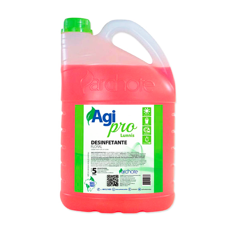 Desinfetante Concentrado Floral Agi Pro Lunnis 5 litros