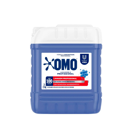 Lava Roupas Lavanderia Pro Líquido 7L Omo - Unilever Pro
