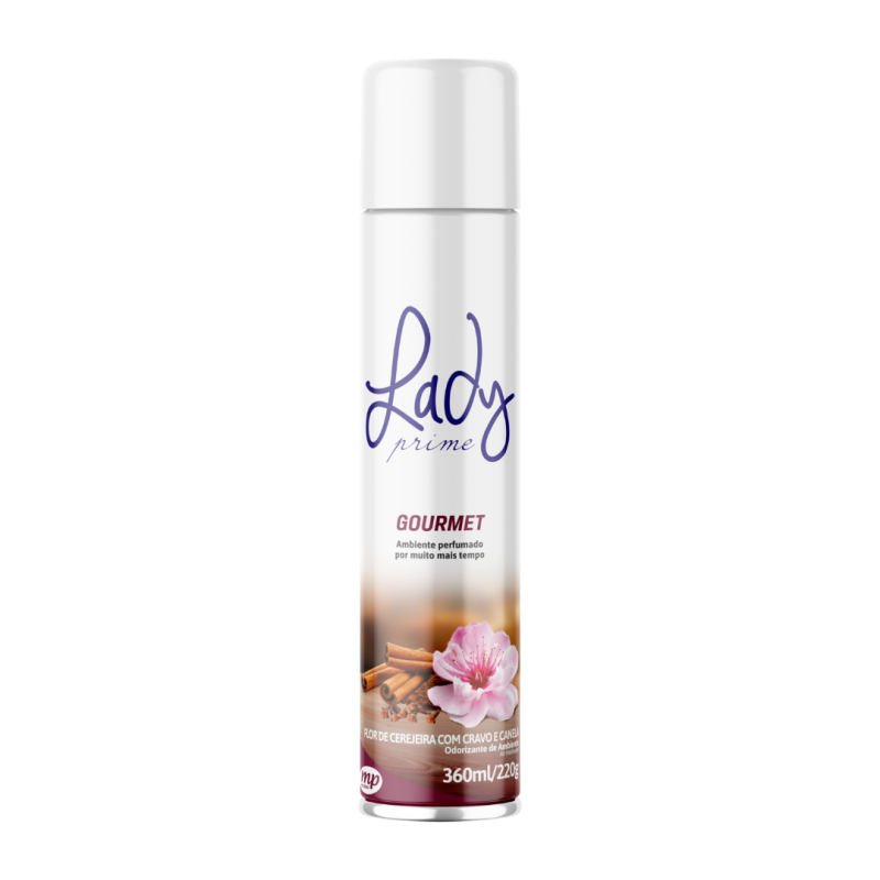 Odorizador Cereja Cravo e Canela Lady Prime 360ml