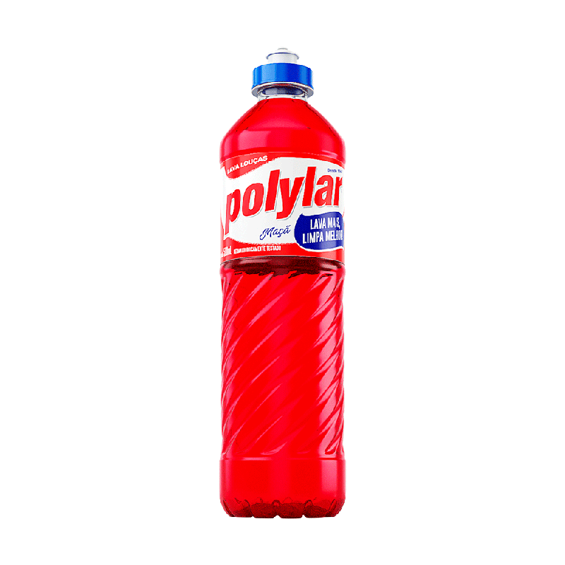 Detergente de Maçã Polylar 500ml
