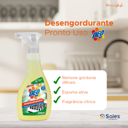 Desengordurante Espuma Deoline 500ml
