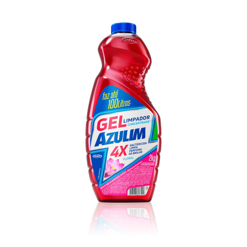 Limpador Perfumado Gel Floral Start Azulim 2L