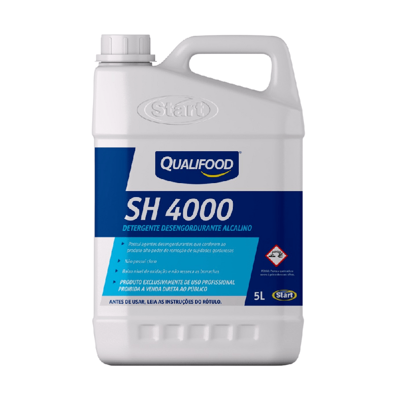 Detergente Concentrado SH 4.000 Qualifood Start 5L Ideal para Indústria Alimentícia