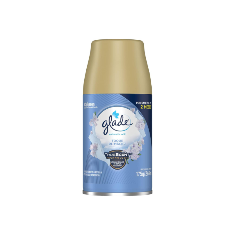 Odorizador de Ambientes Glade Automatic Spray Refil Toque de Maciez 269ml