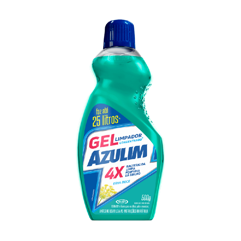 Limpador Gel Azulim Erva Doce 500g