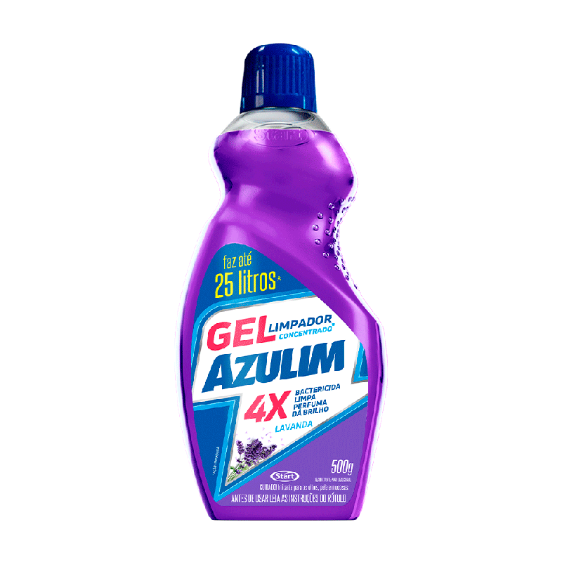 Limpador Desinfetante Concentrado em Gel Lavanda Azulim 500g