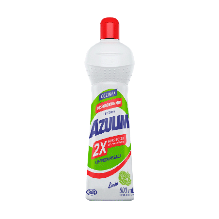 Desengordurante Limpeza Pesada Limão Azulim 500ml