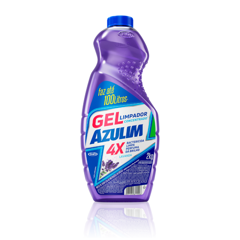 Limpador Perfumado Gel Lavanda Start Azulim 2L