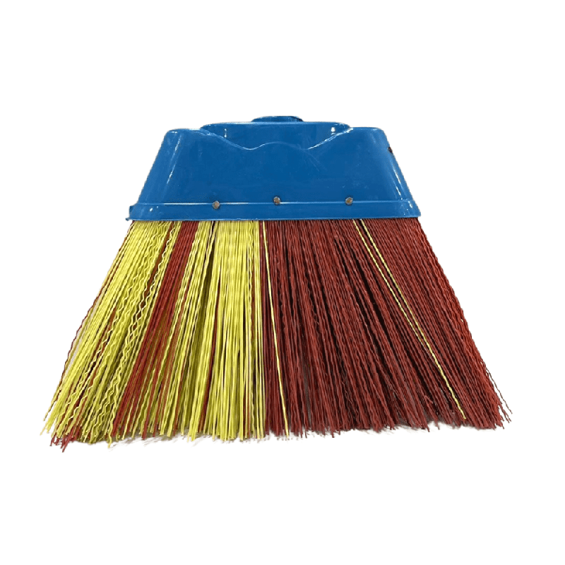 Vassoura de Nylon N4 com base plástica sem cabo DSR Indicada para Área Externa