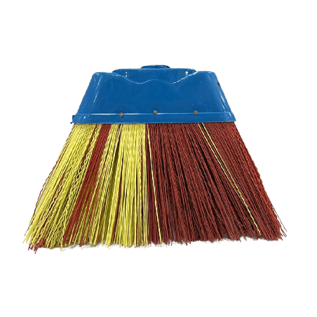 Vassoura de Nylon N4 com base plástica sem cabo DSR Indicada para Área Externa