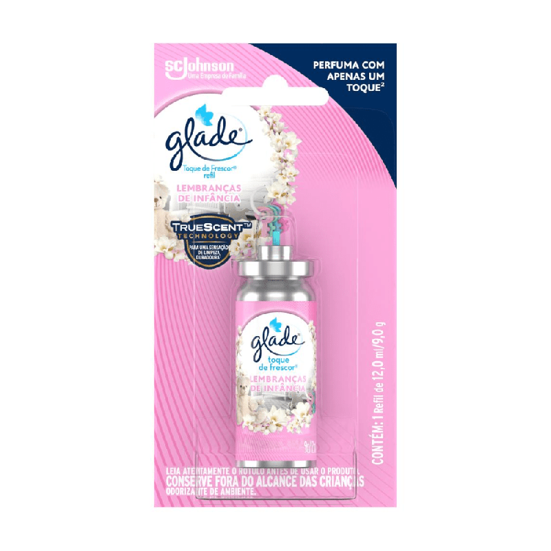 Odorizador de Ambientes Toque de Frescor Refil Lembranças de Infância, Glade 12ml