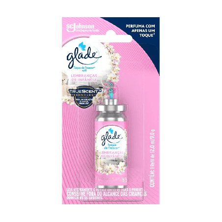 Odorizador de Ambientes Toque de Frescor Refil Lembranças de Infância, Glade 12ml