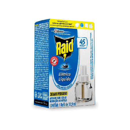 Refil Repelente Elétrico Raid 32,9ml