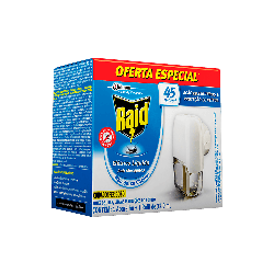 Repelente Raid Elétrico Líquido 45 noites Aparelho+Refil