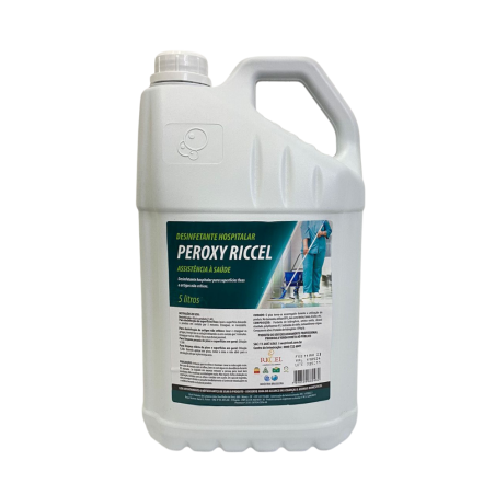 Desinfetante Hospitalar Sem Odor e Corante Peroxy Riccel 5 Litros
